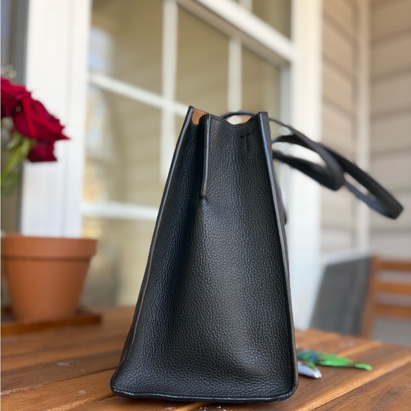 Coach Charlie Carryall Black Pebbled Leather Tote | 25137 | Hangtag | GUC - Picture 4 of 16